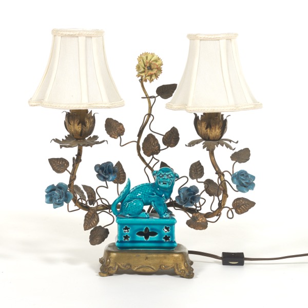 FRENCH MIXED METALS AND PORCELAIN