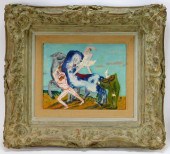 FRENCH MODERN SURREALIST PAINT