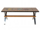 FRENCH MODERNIST COFFEE TABLEF
