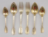 FRENCH MONOGRAMMED SILVER GILT