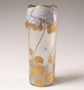 French Mont Joye art glass vas