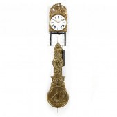 FRENCH MORBIER FIGURAL REPOUSS