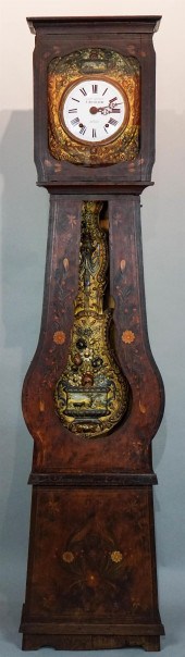 FRENCH MORBIER PAINT DECORATED