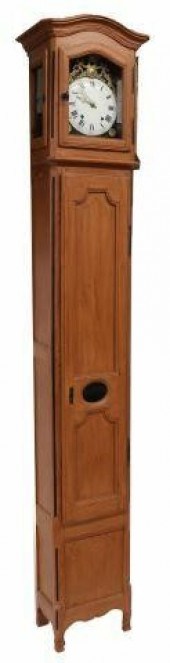 FRENCH MORBIER PINE LONG CASE