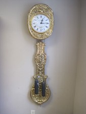 FRENCH MORBIER WALL CLOCK Loui