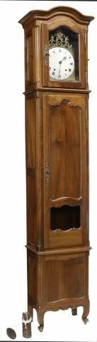 FRENCH MORBIER WALNUT LONG CASE