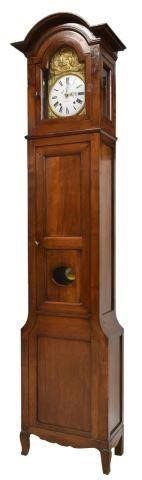 FRENCH MORBIER WALNUT LONG CASE
