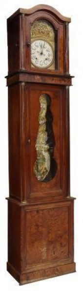FRENCH MORBIER WALNUT LONGCASE