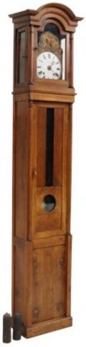 FRENCH MORBIER WALNUT LONGCASE