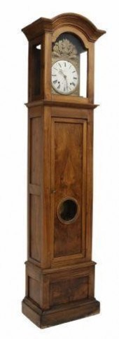 FRENCH MORBIER WALNUT LONGCASE