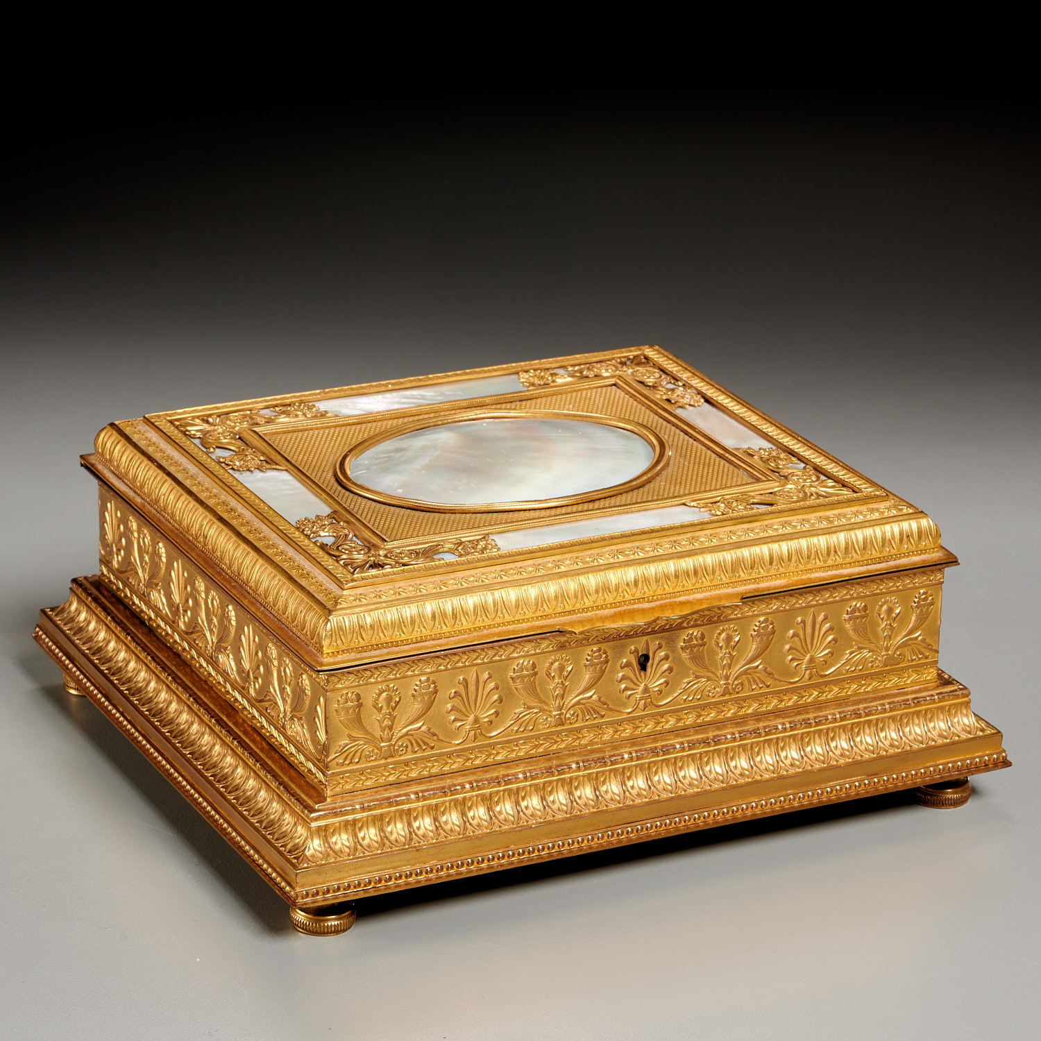 FRENCH MOTHER-OF-PEARL INLAID