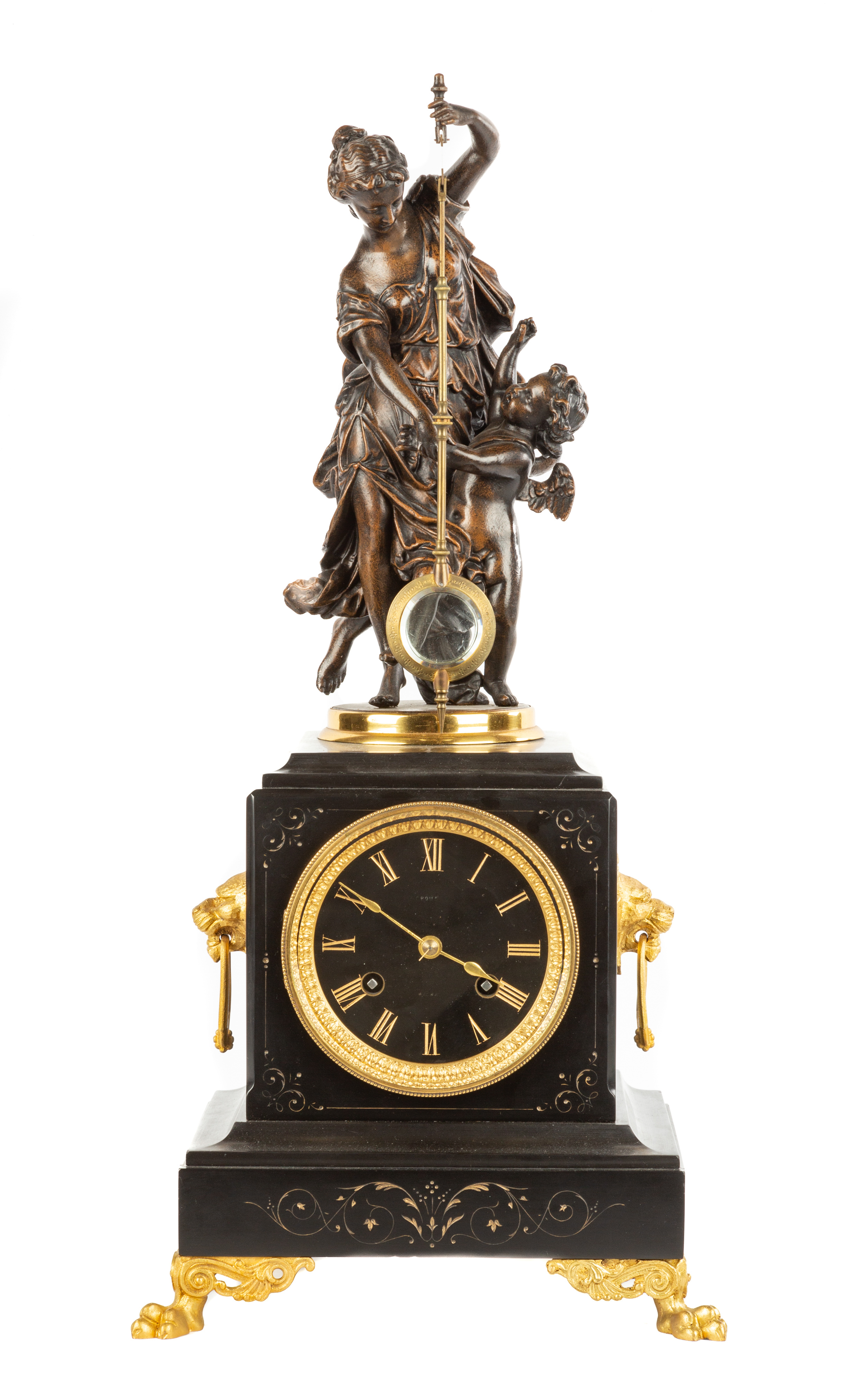 FRENCH MYSTERY CLOCK 19th