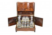 FRENCH NAPOLEON III BURL WOOD