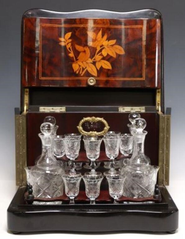 FRENCH NAPOLEON III BURLED WALNUT