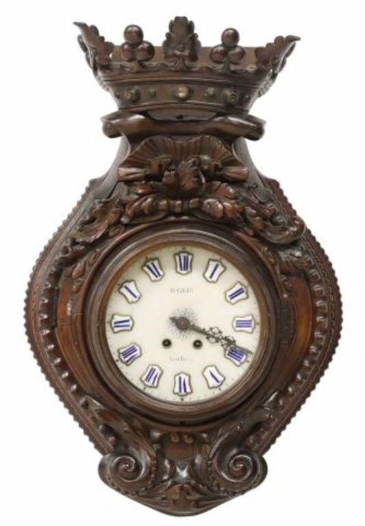 FRENCH NAPOLEON III CARVED WALNUT