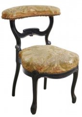 FRENCH NAPOLEON III EBONIZED F