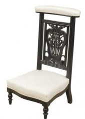 FRENCH NAPOLEON III EBONIZED W