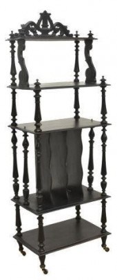 FRENCH NAPOLEON III EBONZIED S
