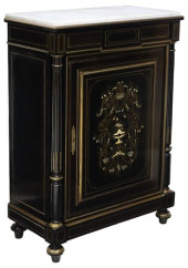 FRENCH NAPOLEON III INLAID EBO