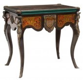 FRENCH NAPOLEON III INLAID FLI