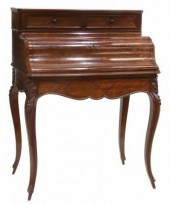 FRENCH NAPOLEON III MAHOGANY W