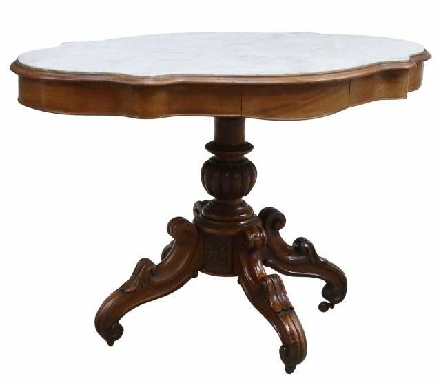 FRENCH NAPOLEON III MARBLE-TOP
