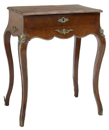 FRENCH NAPOLEON III PERIOD MAHOGANY