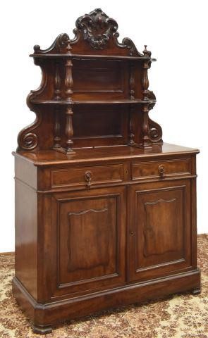 FRENCH NAPOLEON III PERIOD MAHOGANY