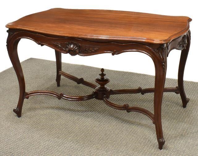 FRENCH NAPOLEON III PERIOD MAHOGANY