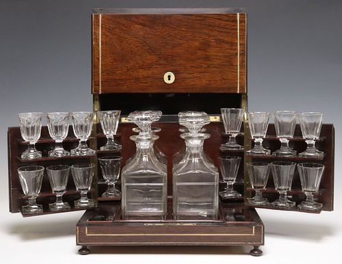 FRENCH NAPOLEON III ROSEWOOD CAVE A
