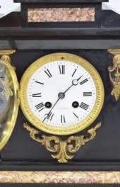 FRENCH NAPOLEON III SLATE & MA