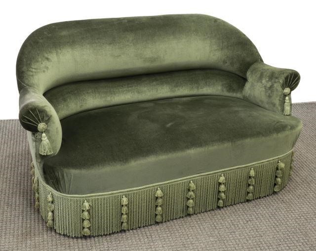 FRENCH NAPOLEON III STYLE GREEN