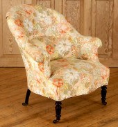 FRENCH NAPOLEON III UPHOLSTERE
