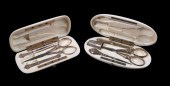 FRENCH NECESSAIRES Lot of (2)