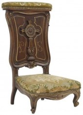 FRENCH NEEDLEPOINT PRIE-DIEU P