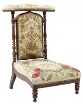FRENCH NEEDLEPOINT PRIE-DIEU P