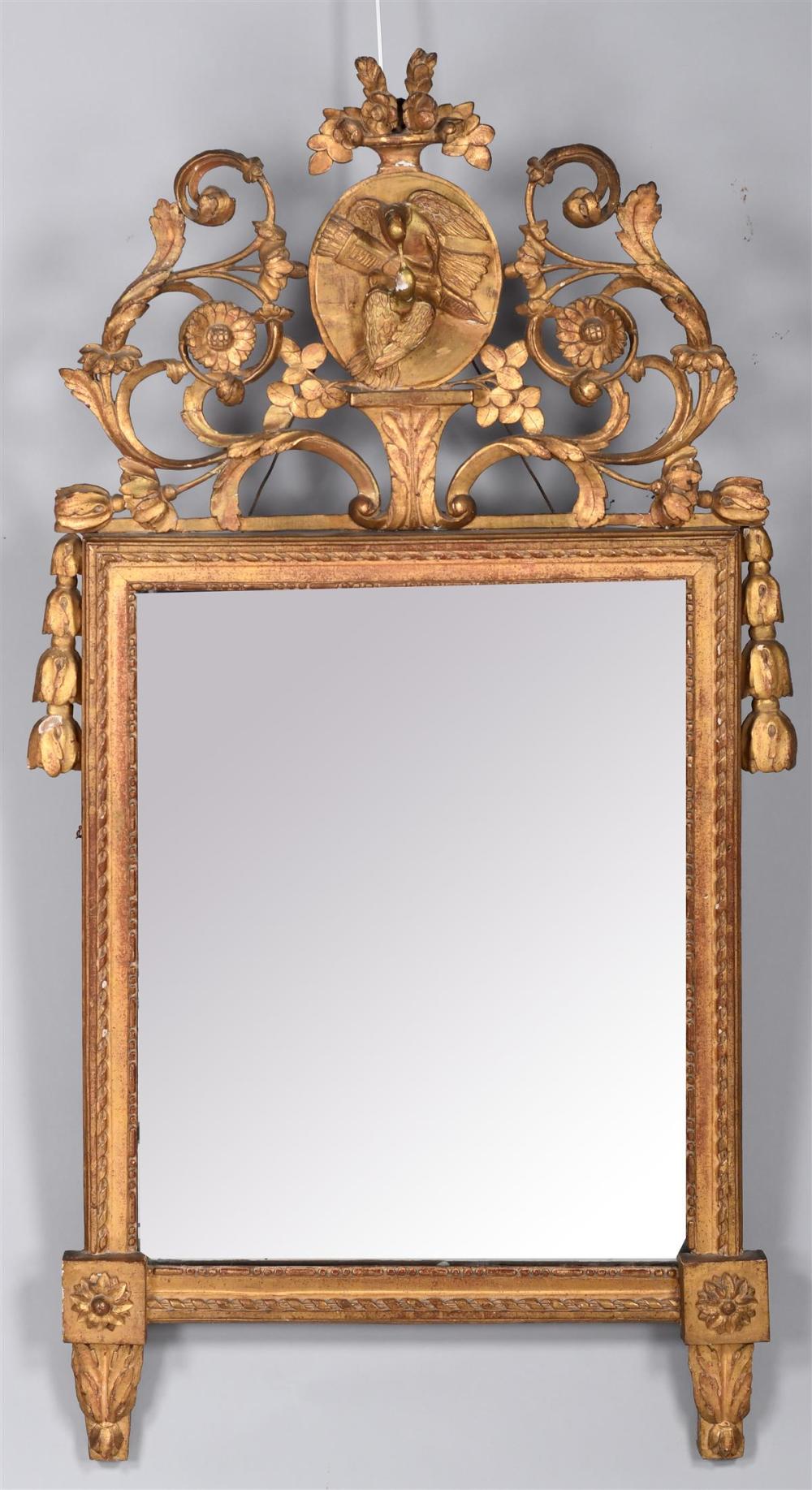 FRENCH NEOCLASSICAL GILDED LOVEBIRD