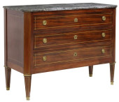 FRENCH NEOCLASSICAL MARBLE-TOP
