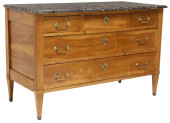 FRENCH NEOCLASSICAL MARBLE-TOP