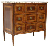 FRENCH NEOCLASSICAL MARBLE-TOP