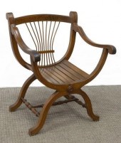 FRENCH NEOCLASSICAL WALNUT CUR