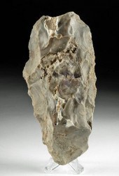 FRENCH NEOLITHIC STONE HAND AX