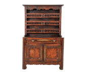 FRENCH NORMANDY WALNUT CUPBOAR