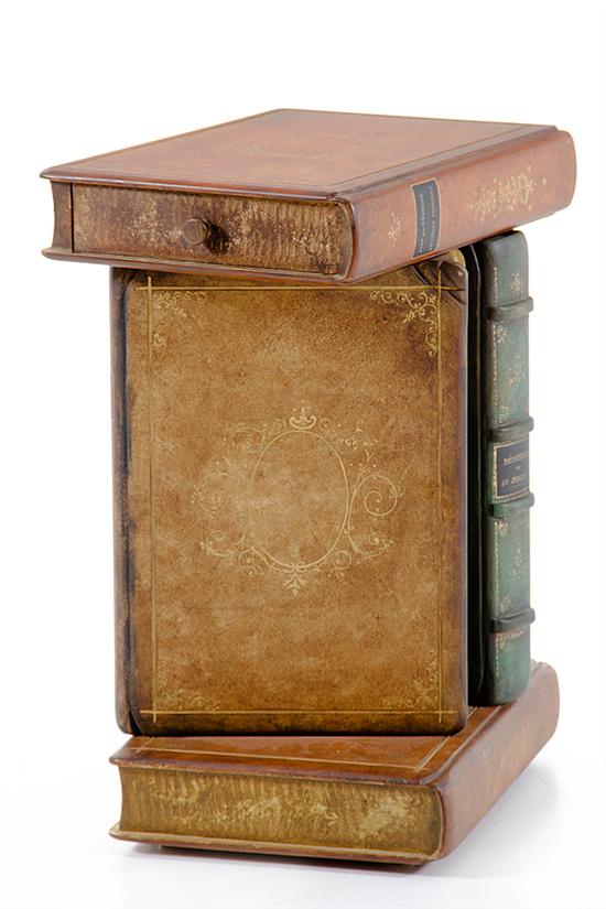 French novelty book-form end