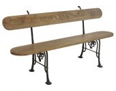 FRENCH OAK & CAST IRON GARDEN