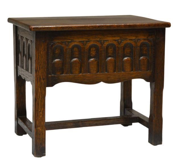FRENCH OAK COFFER STORAGE