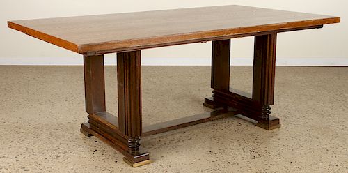 FRENCH OAK DINING TABLE INLAY