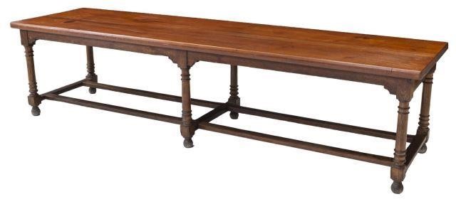 FRENCH OAK FARMHOUSE HARVEST TABLE,