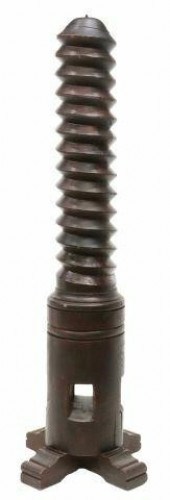 FRENCH OAK GRAPE PRESS SCREW P