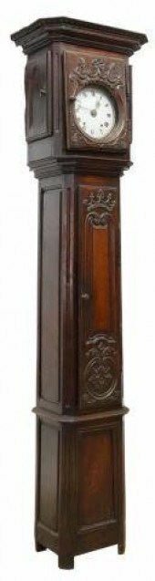 FRENCH OAK LONGCASE MORBIER CL